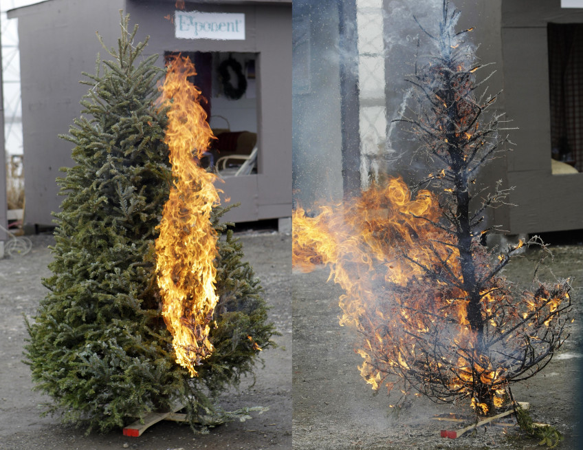 State television reported on Christmas tree arsons in the EU and the UK but used footage from China, Egypt, and Argentina