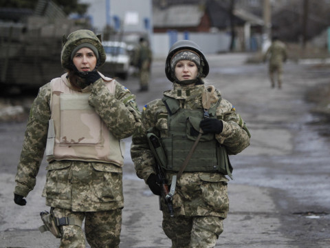 On Belarusian radio, the military qualification of some women was described as the first step toward their conscription into the army