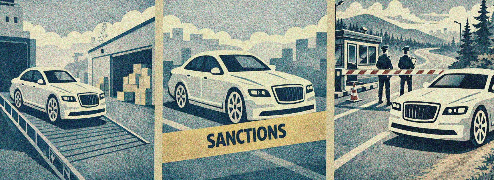Route recalculated. Companies linked to the entourage of Lukashenko’s associate sell sanctioned European cars to Russia