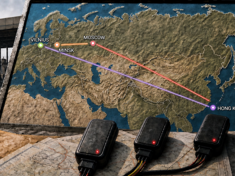 Из России в Беларусь — и обратно. Новый маршрут литовских GPS-трекеров 