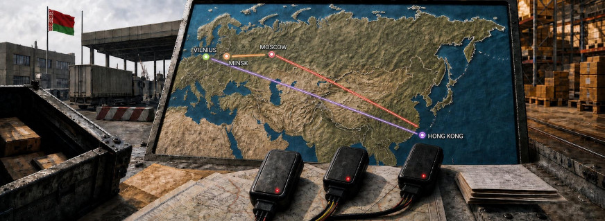 З Расеі ў Беларусь — і назад. Новы маршрут літоўскіх GPS-трэкераў