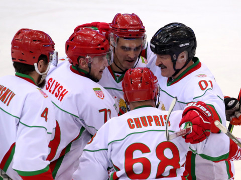 Lukashenko is giving away millions in property as gifts to his amateur hockey teammates